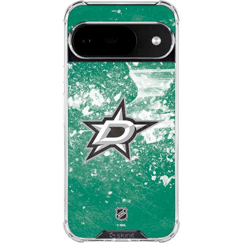 NHL Dallas Stars Frozen Google Pixel 10 Clear Case